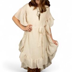 Joyfolie Mia Joy Ivory Girl’s Dress Size 12 NWOT